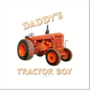 Daddy's tractor boy Posters and Art